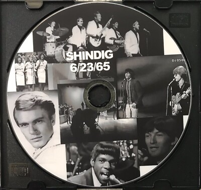 SHINDIG TV show DVD June 23, 1965 Great Quality: Byrds, Kingsmen Everly ...