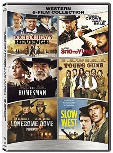 Western 6-Film Collection (DVD) Russell Crowe Christian Bale Tommy Lee Jones