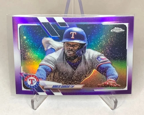 2021 Topps Chrome Adolis Garcia Purple #USC64