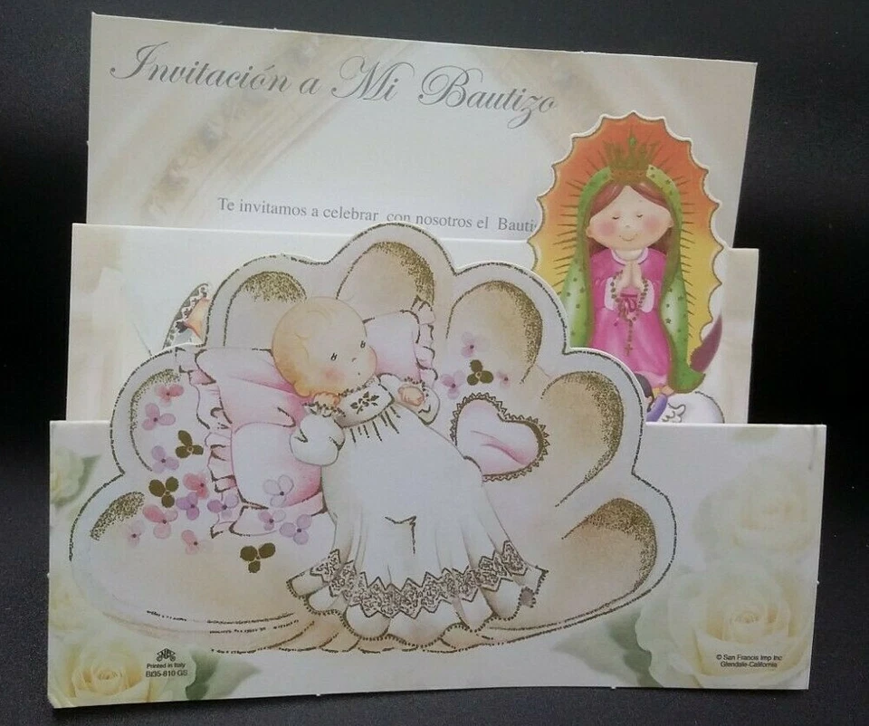 Invitaciones de,A Mi Bautizo (invitaciones de bautizo al bautizo español), Favores  Foto 2 de 4