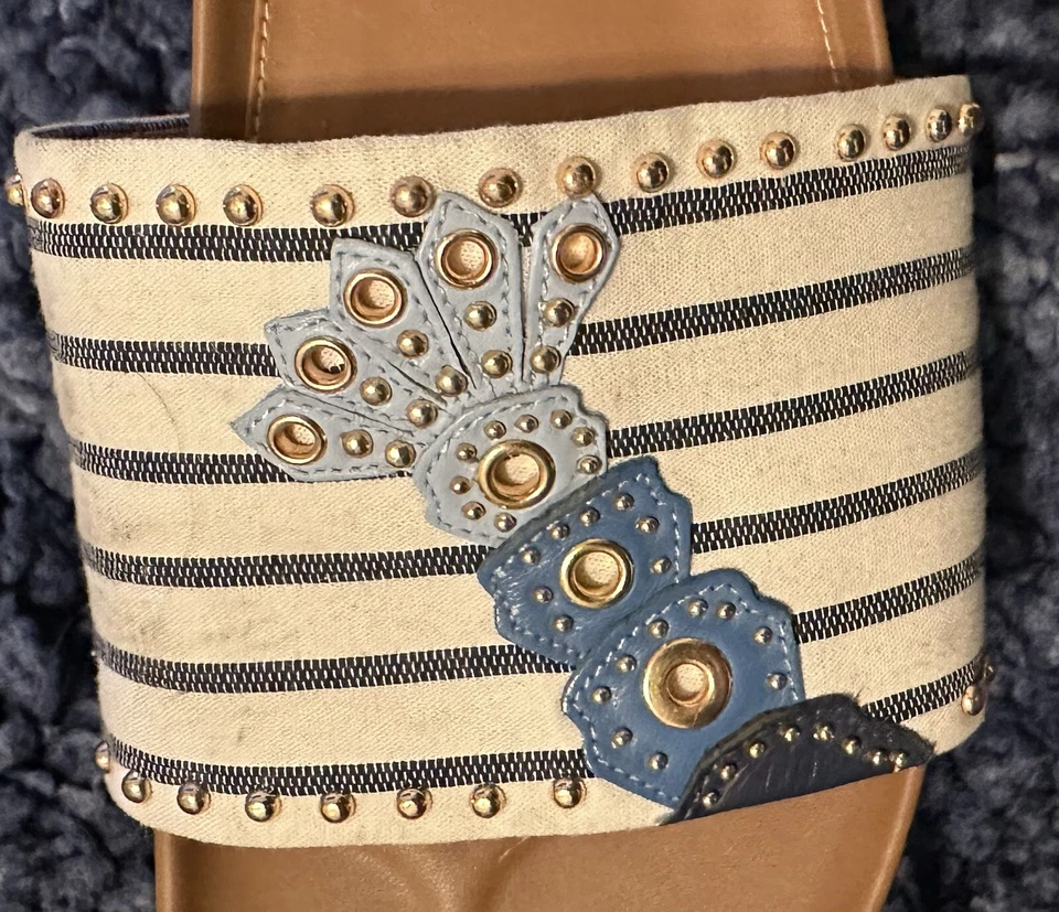 Sandalias Cole Haan Maxine Slide Pinch para mujer zapatos de cuero grandes cómodas Foto 4 de 4