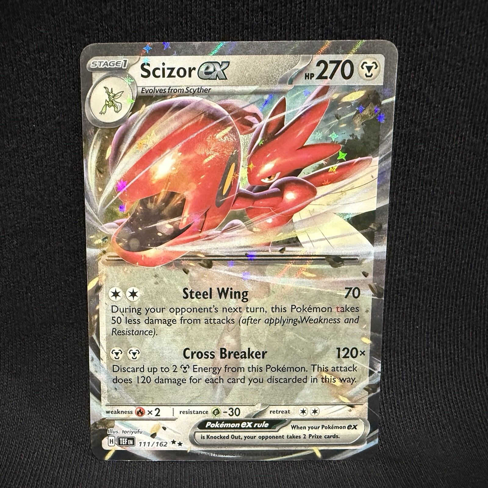 Scizor ex 111/162 - Temporal Forces - NM