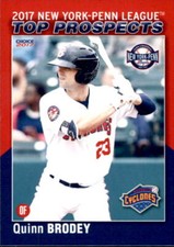 2017 New York-Penn League Top Prospects Choice #7 Quinn Brodey Los Angeles CA