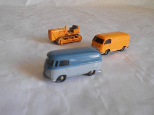 vintage Wiking Ho series bulldozer VW split screen van etc - Picture 1 of 5