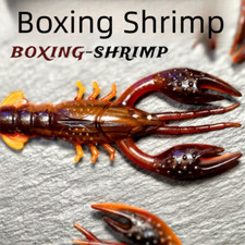 6.5cm 3g Soft Baits Submerged Floating Prawn Soft Lure  Lobster Fishing