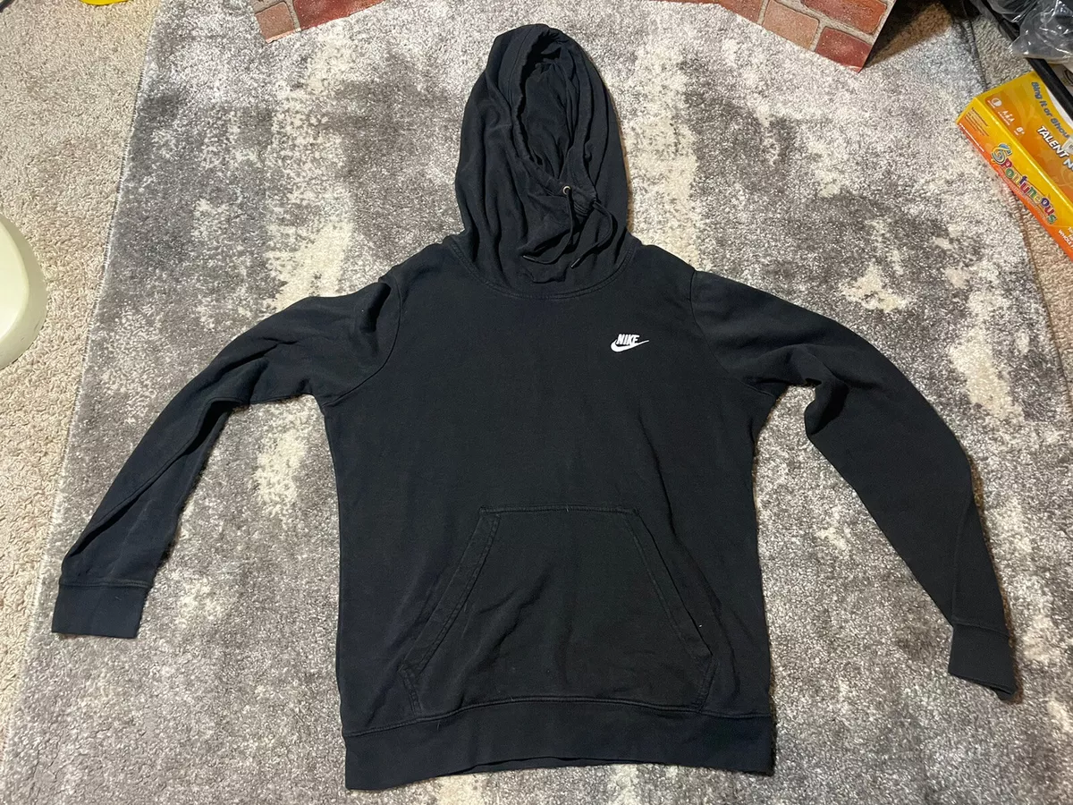 Nike club fleece drawstring hoodie clearance