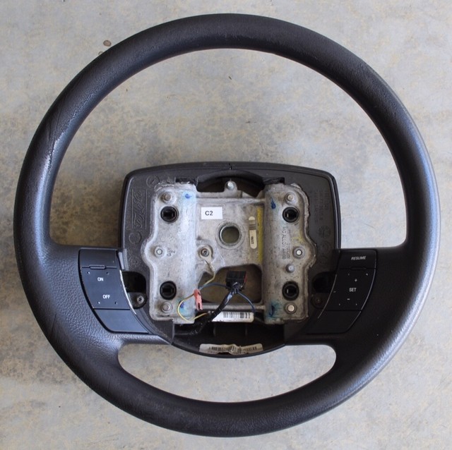 Ford Crown Victoria Police Vinyl Steering Wheel With Cruise Control for