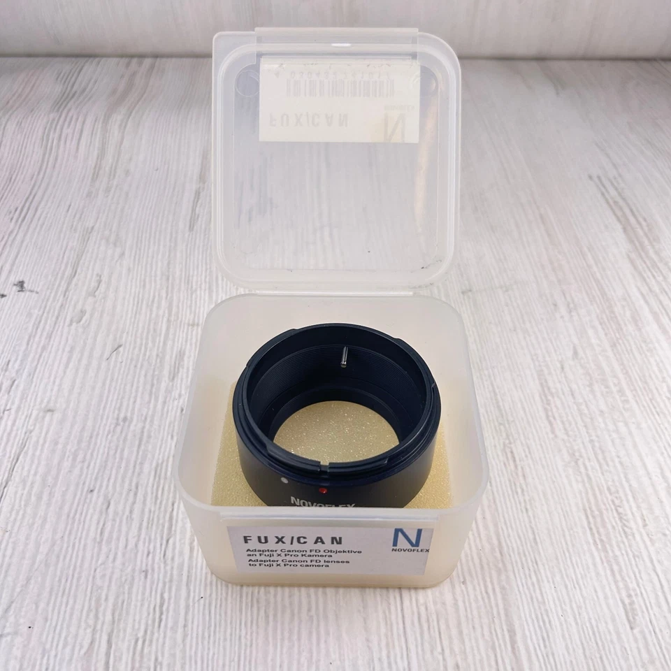 Novoflex FUX/CAN Adapter Canon FD Lense to Fuji X Pro Camera - 12 MONTH WARRANTY - Image 2 of 4