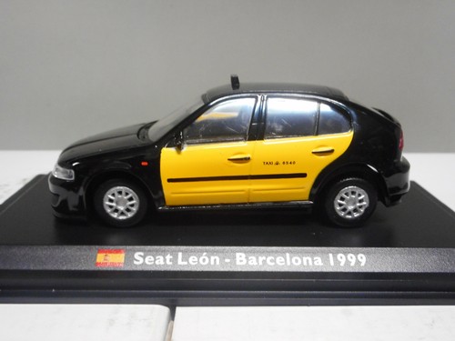 SEAT LEON 1999 TAXI BARCELONA 1:43 DeAGOSTINI IXO - Imagen 2 de 4