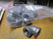 1/2" 90  150 lb Black Malleable Iron Pipe Elbow QTY 10