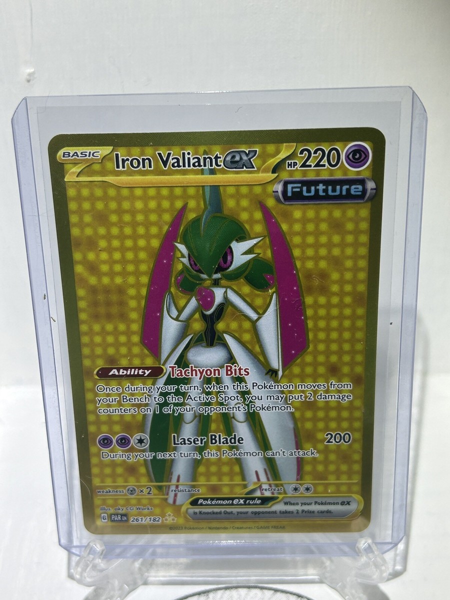●REINFORCMENTS RARE！ Pokémon Iron Valiant ex Secret Rare Paradox Rift English 261