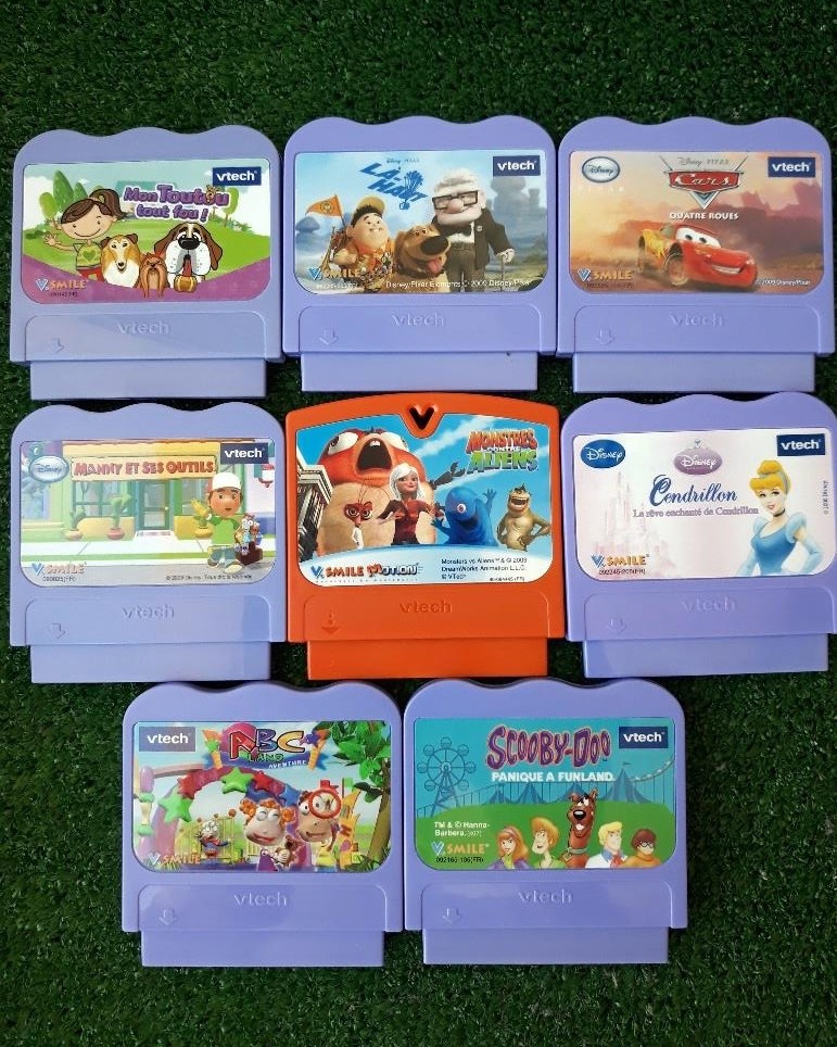 JEU Vtech V.Smile Lot de 8 Cartouches NEUVES pour Console Vtech Vsmile eBay