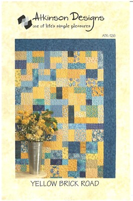 2000 Atkinson Designs ATK-126 Yellow Brick Road quilt sewing pattern uncut