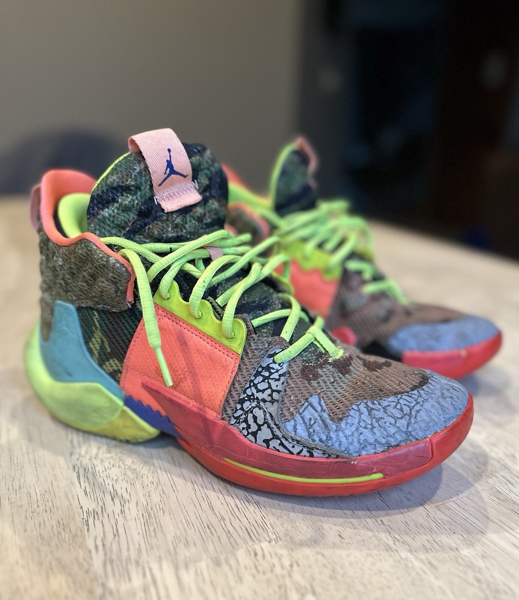 Size Jordan 'Why Not?' Green/Red/Blue/Orange/Camo