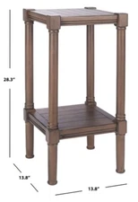 Safavieh RAFIKI SQ ACCENT TABLE, Reduced Price 2172734948 ACC5709C