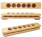DDock Korean Traditional Cookie Rice Cake DASIK Making 6Hole Wooden Mold Frame
