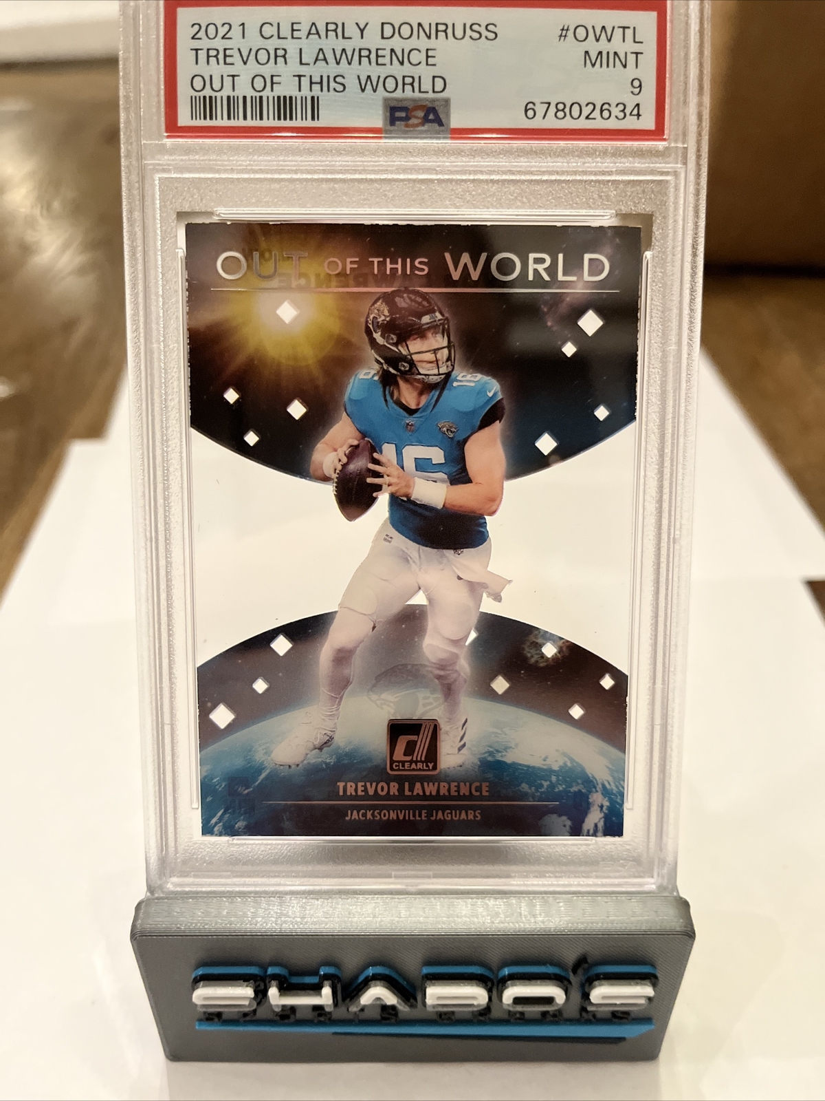 Trevor Lawrence Panini Clearly Donruss Out of This World #OWTL Base