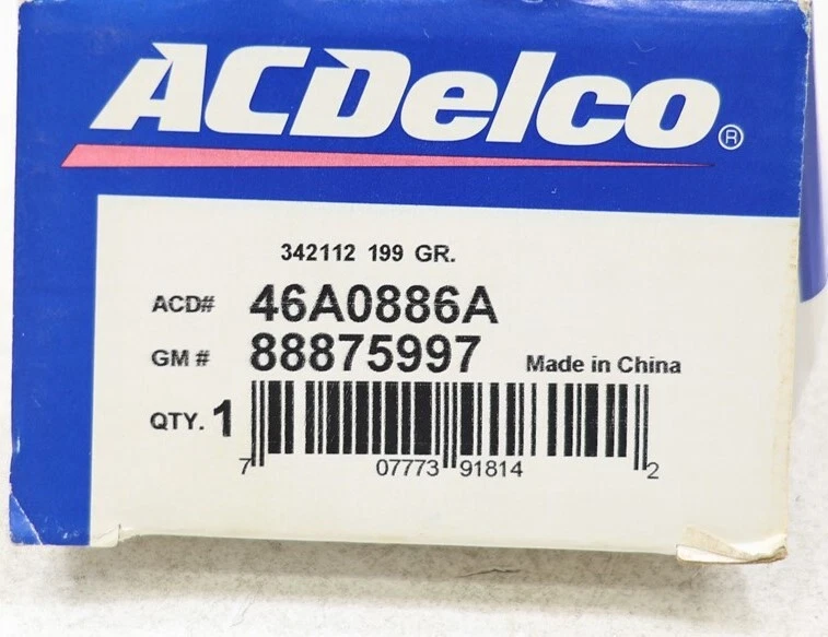 NUEVO ACDelco Drivers Side Steering Tie Rod End 46A0886A Trailblazer Envoy 02-09 Foto 2 de 4