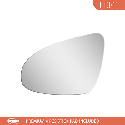 Mirror Glass Replace Fits 2012-2016 Toyota Camry Driver Left Side Flat+Adhesive