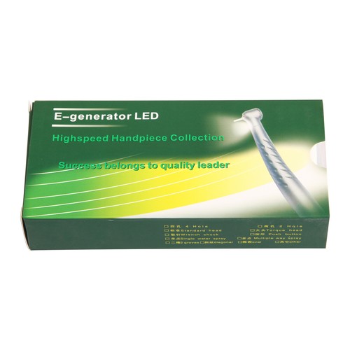 Turbina Dental Autogenerador 5 Luz LED Light 4 Orificios High Speed Handpiece M4 - Imagen 18 de 24