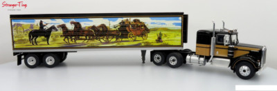 Smokey and the Bandit Snowman Kenworth W 900 1976 Trailer Iconic Replicas