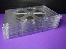 DVD replacement Semi-Clear Empty DVD CD MOVIE CASE Lot of 5