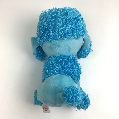Ty Beanie Boo Baby Mandy Blue Poodle Dog Animal 9" Stuffed Plush Girl Toy 2018 - Picture 7 of 10
