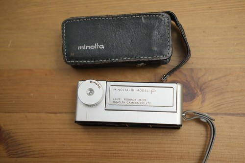 Used Minolta-16 MG-S 16mm Film Subminiature SPY Camera Kit AS IS