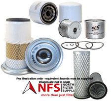 NFS Filter Kits fits JCB 801.4, 801.5, 801.6  with Perkins 103-10 Oil, Fuel, Air