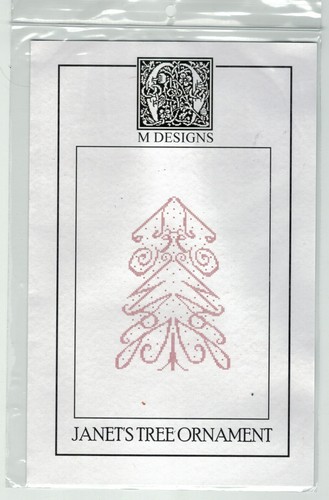M Designs Cross Stitch Chart NAME Tree Ornaments - You Pick - Picture 23 of 49