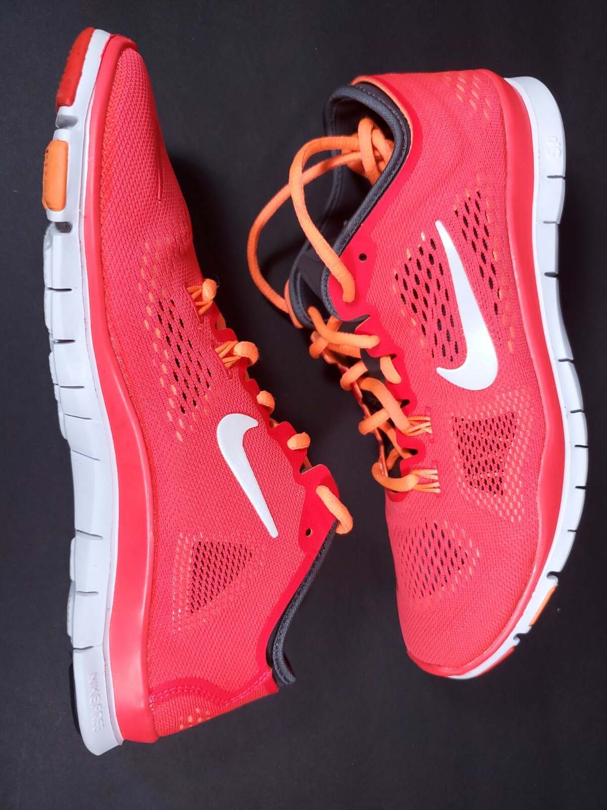 Nike Free TR Fit 4 Womens Size 8.5 Running Shoes Pink White Grey 629496 
