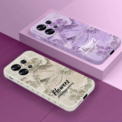 Hülle Für Xiaomi Redmi Note 13 12 Pro 13T Poco F6 M6 Pro Blume Handy Schutz Case