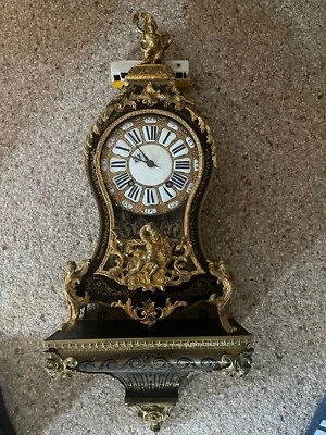 Pendule Cartel Boulle époque Louis XV - Photo 1/4