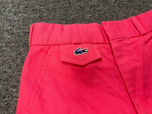 Vintage Lacoste Girls Size 12S 12 Vintage Pink - Picture 2 of 7
