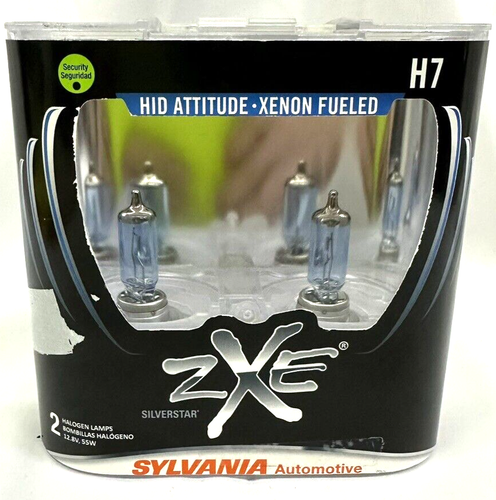 Sylvania H7 SilverStar zXe: Halogen Headlight Bulb, White Light, 2 Pack - 第 1/3 張圖片