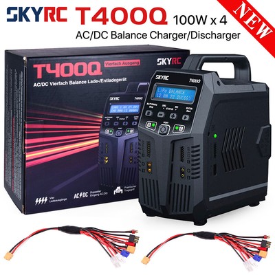 SKYRC T400Q Lipo Akku Balance Ladegerät/Entlader RC Universal Akkuladegerät