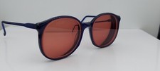 Vintage Nordic Berkeley Blue Oval Sunglasses Germany FRAMES ONLY