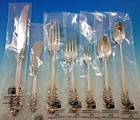 Grande Baroque by Wallace Sterling Silver Flatware Set Service 70 pc Dinner New