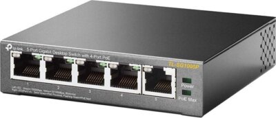 TP-LINK TL-SG1005P 5-Port- 10/100/1000 Mbit/s 4 PoE Ports Gigabit  5
