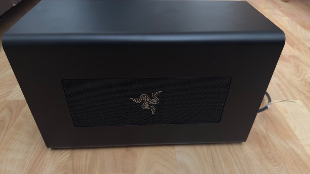Razer Core X Aluminum External GPU Enclosure eGPUBlack, INCLUDES