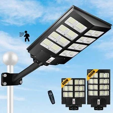 1000W Solar Street Light Road Lamp Outdoor Motion Sensor Lamp for Parking Lot