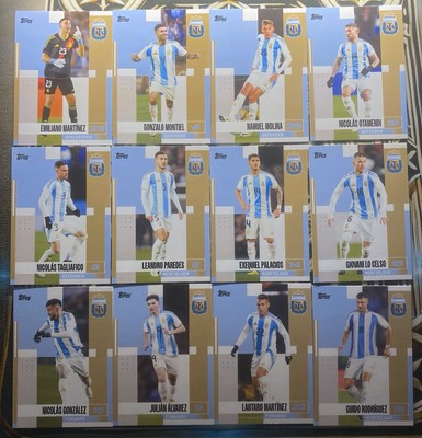 Topps Argentinien Team Base Karten 