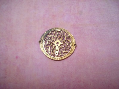 Broche Ancienne Française En Forme De Coq De Montre à Gousset - Bijou Vintage Argenté, Occasion Avec Son Histoire