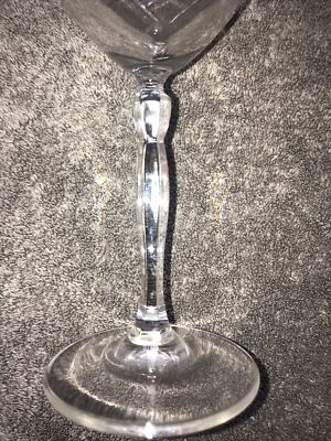 24% Lead Crystal Handmade Czech Republic Wine/Water Glass Set Of 6 | eBay