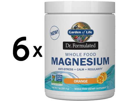 6 x Garden of Life Dr. Formulated Whole Food Magnesium, (115,32 EUR/kg)