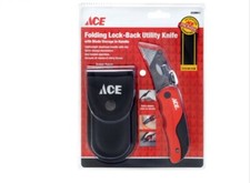 Ace 0258002 Folding Lock-Back Utility Knife S...