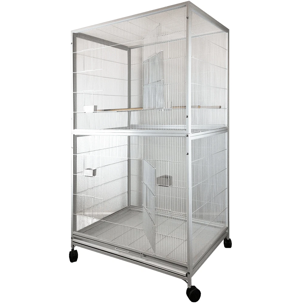 Parrot-Supplies Premium Extra Large Flight Cage / Indoor Aviary - Stone