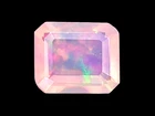 1.94CTS  RAINBOW FLASHING NATURAL MULTI COLOR PLAY ETHIOPIAN OPAL OCTAGON CUT