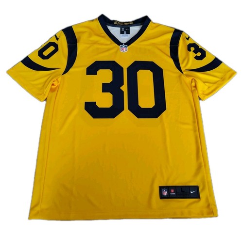 Nike Los Angeles Rams Todd Gurley II Color Rush Jersey Yellow Size L Adult EUC