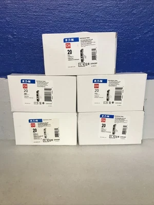 Eaton Cutler-Hammer CHFN120DF 20A Single Pole 120V AFCI Breaker Lot Of 5 New